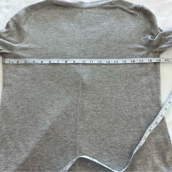 Gap Bella Driver light gray heather button down cardigan size L - Picture 9 of 11